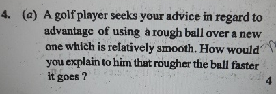 ( a ) A golf player seeks your advice in regard