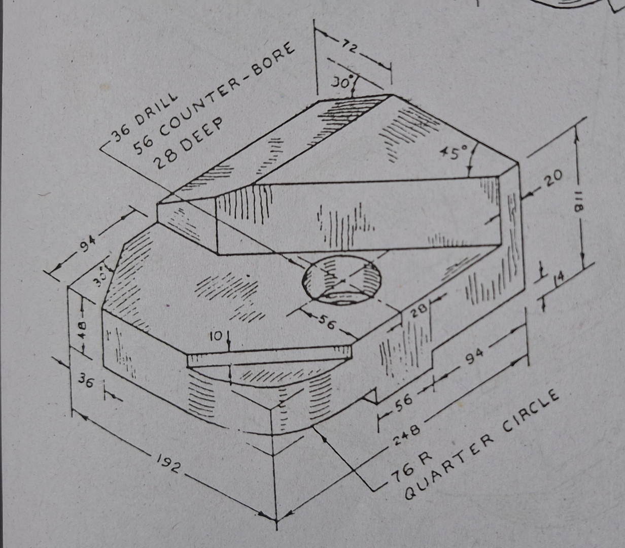 lease draw the orthographic projections for this
