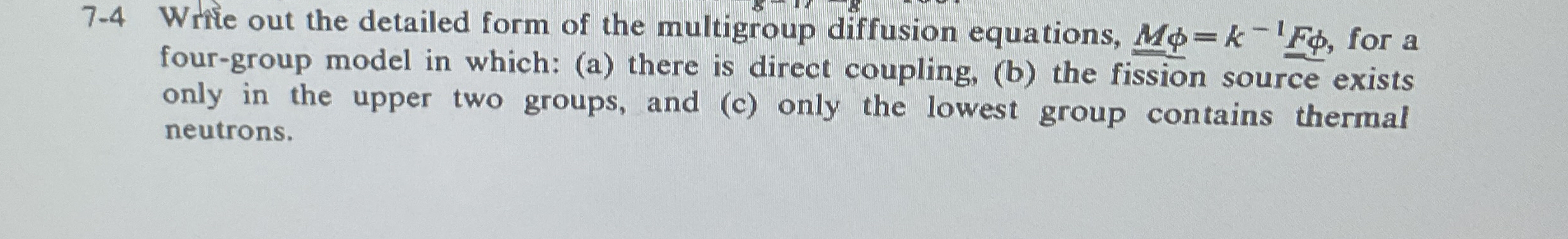 7 - 4 Write out the detailed form of the