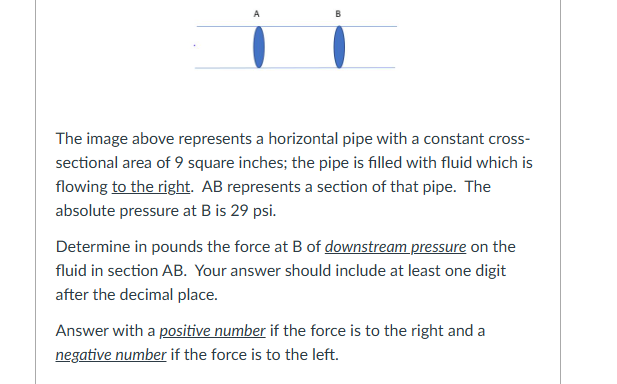 The image above represents a horizontal pipe with