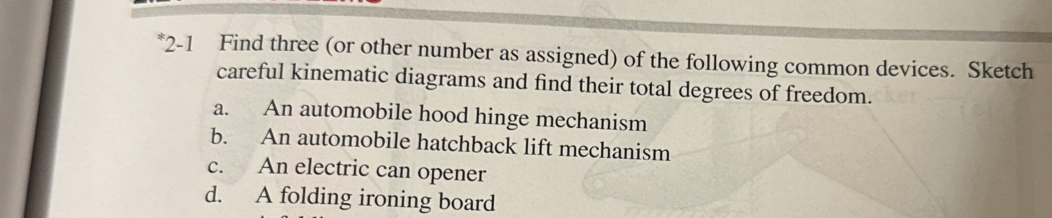 * 2 - 1 Find three ( or other number as assigned