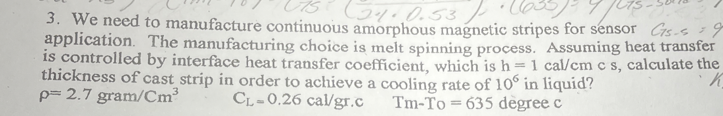 We need to manufacture continuous amorphous