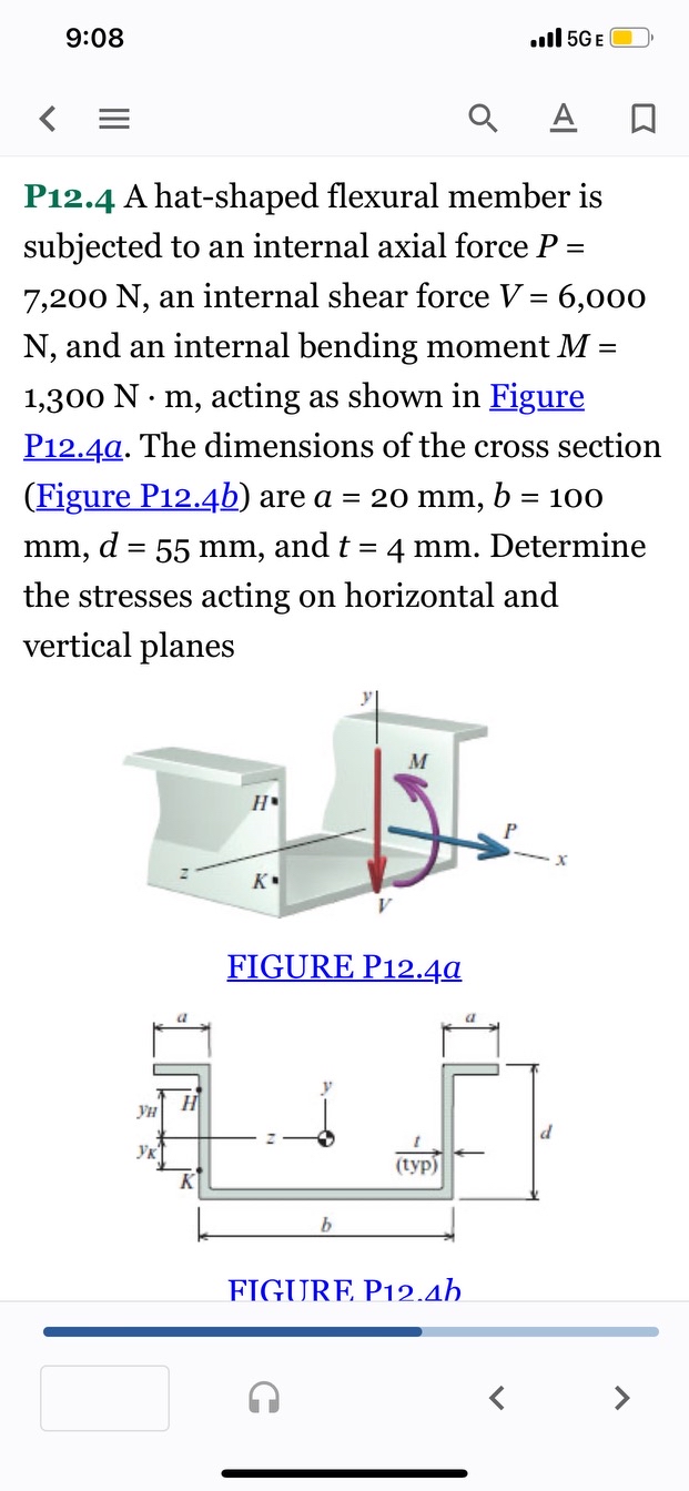 A hat - shaped flexural member is subjected to an