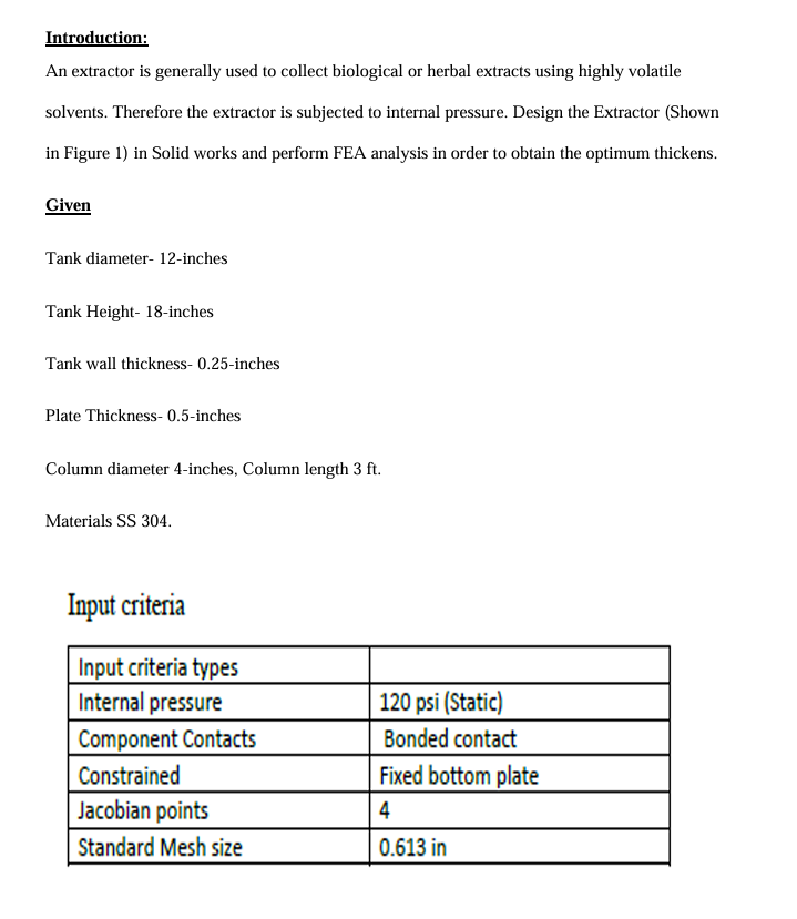 An extractor is generally used to collect