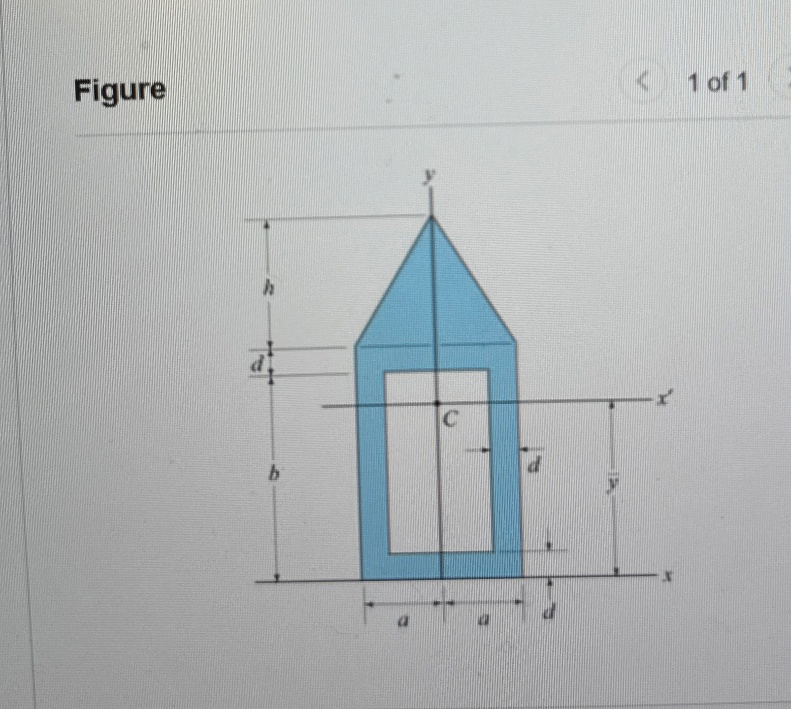 Figure 1 of 1 Part A Locate the centroid ? b a r