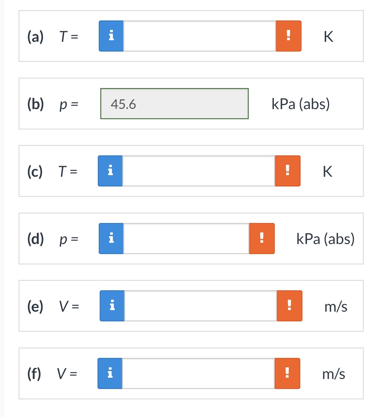 Standard atmospheric air [ T 0 = 2 8 8 K , p 0 =