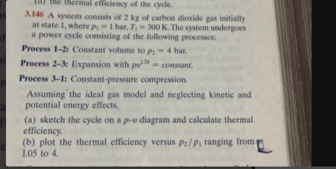 3 . 1 4 6 A system consists of 2 kg of carbon