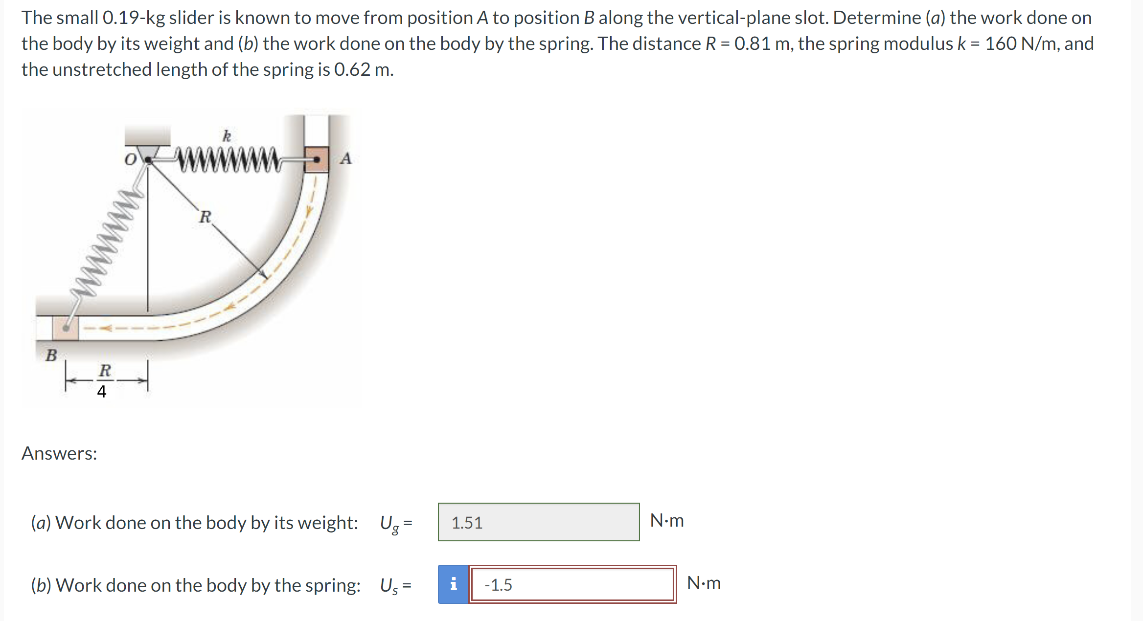 The small 0 . 1 9 - k g slider is known to move