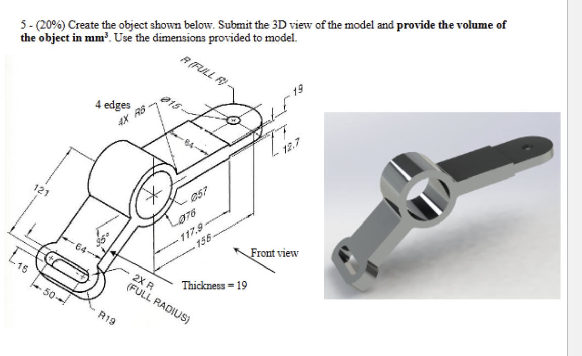 please show all the steps : 5 - ( 2 0 % ) Create