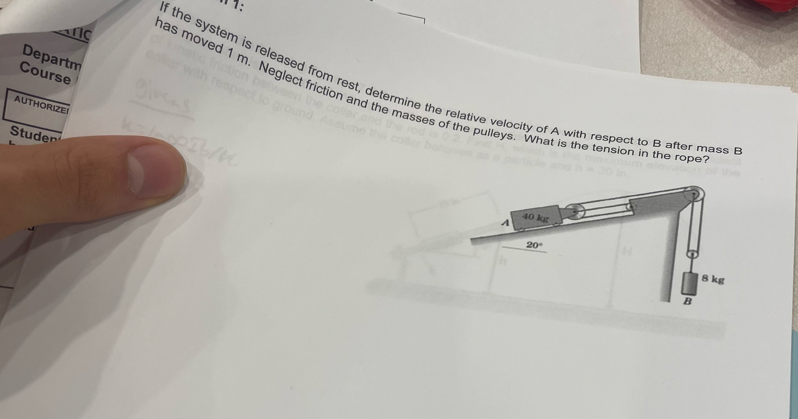 arlo Departm Course q , has mes system oved