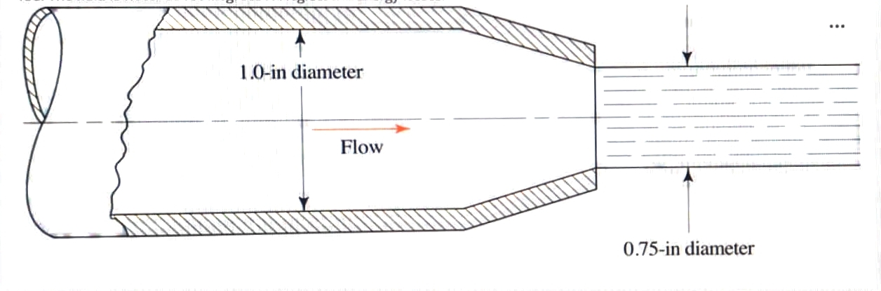 Calculate the pressure required in the larger