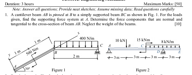 Duration: 3 hours , Maximum Marks: [ 5 0 ] Note: