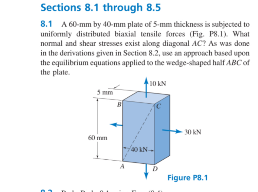 Mechanic Sections 8 . 1 through 8 . 5 8 . 1 A 6 0