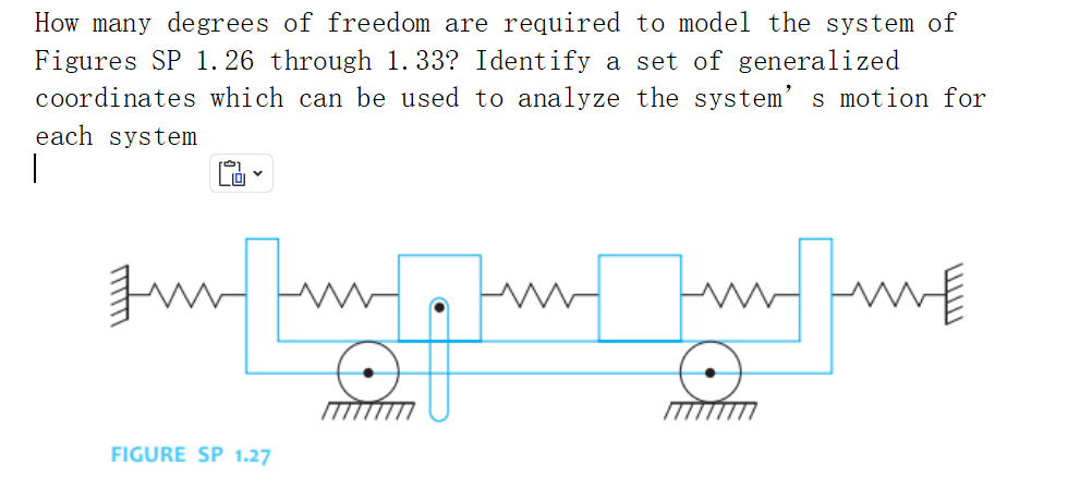 How many degrees of freedom are required to model