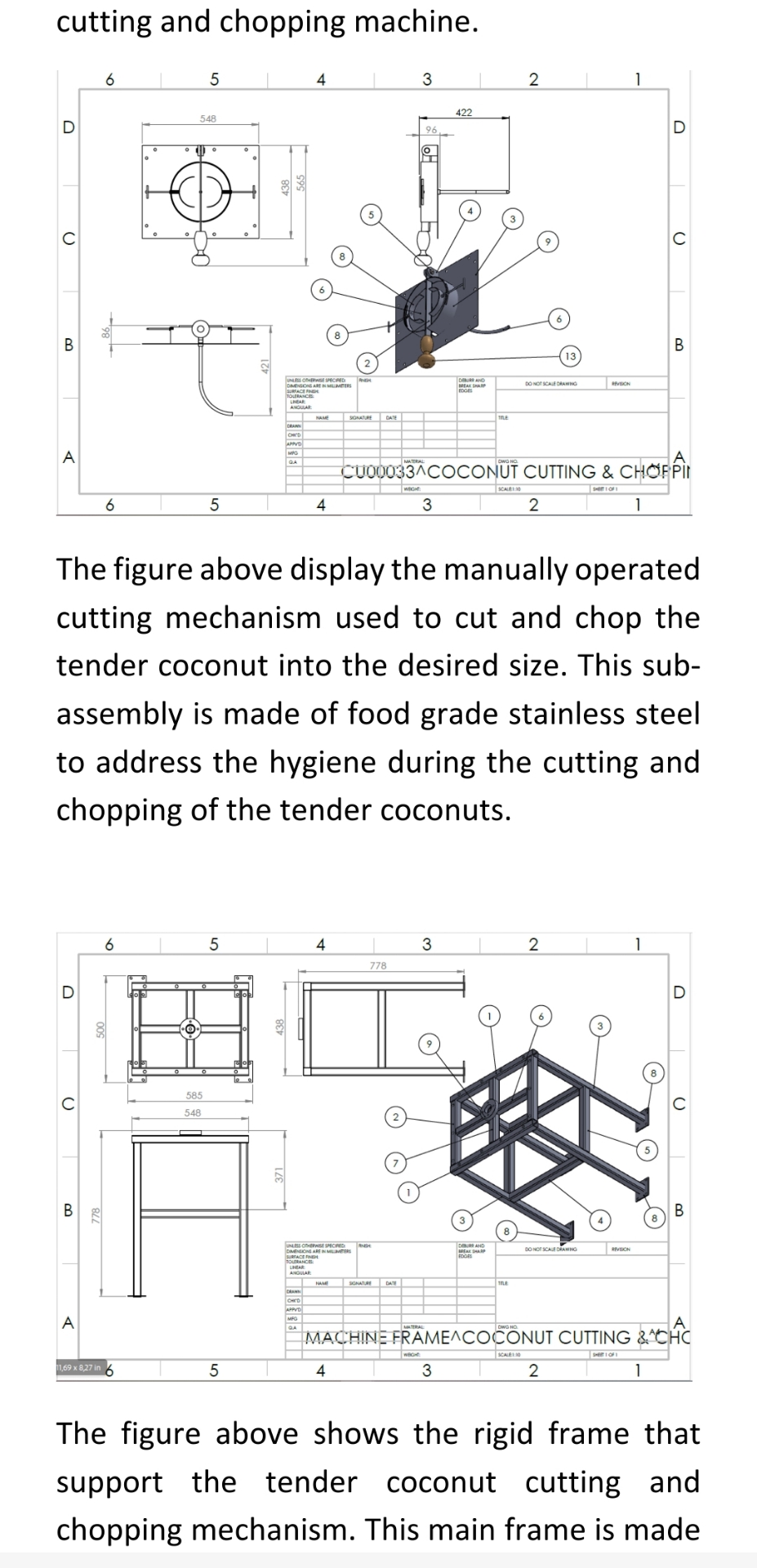 5 . 4 Technical analysis of design [ See marking