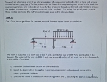 You work as a technical analyst for a large