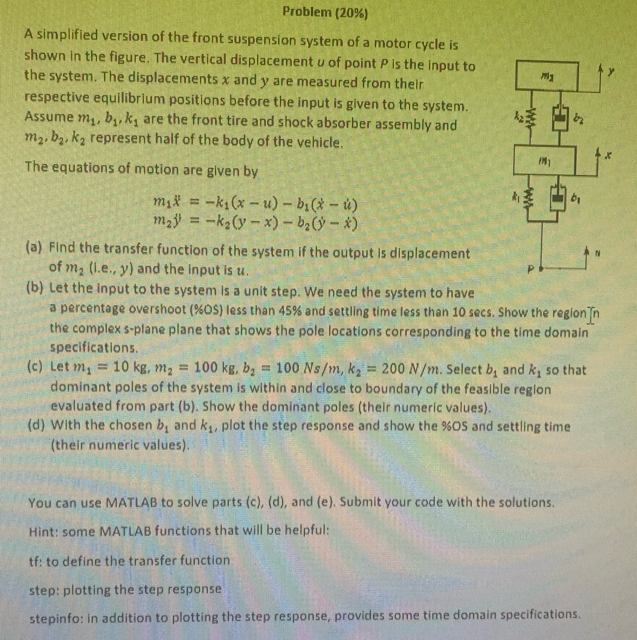 Problem ( 2 0 % ) A simplified version of the