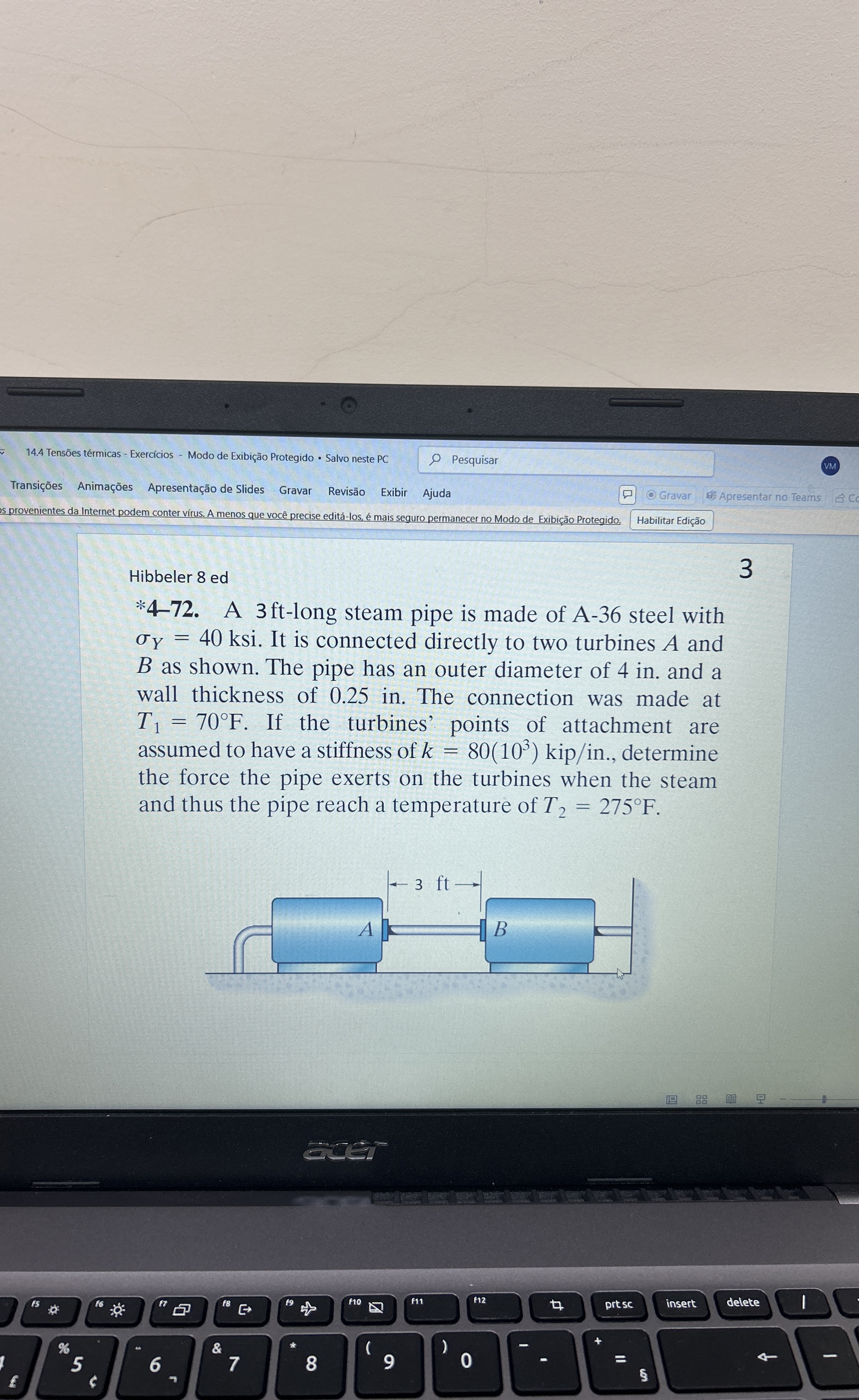 1 4 . 4 Tens es t rmicas - Exerc cios - Modo de