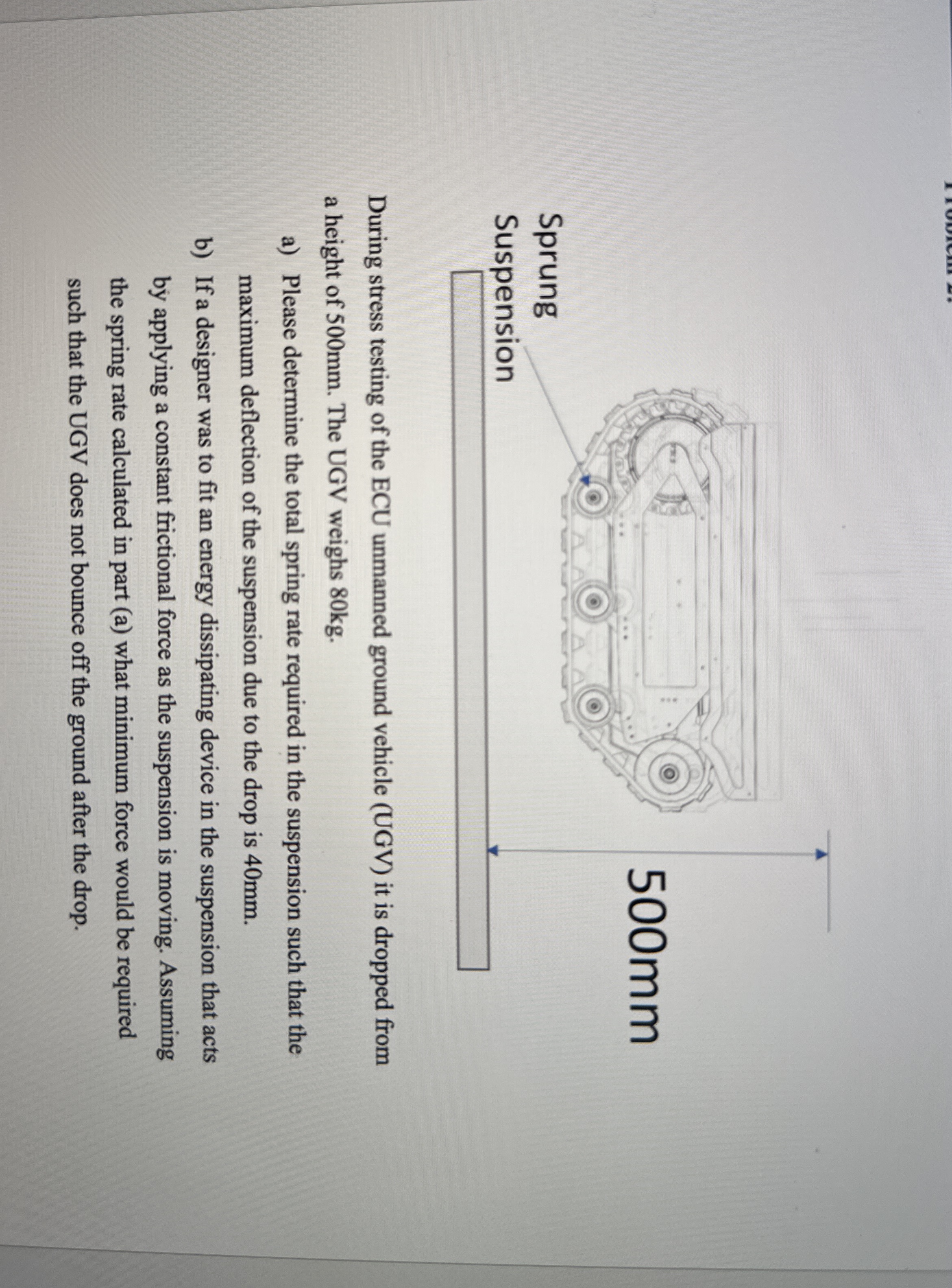 During stress testing of the ECU unmanned ground