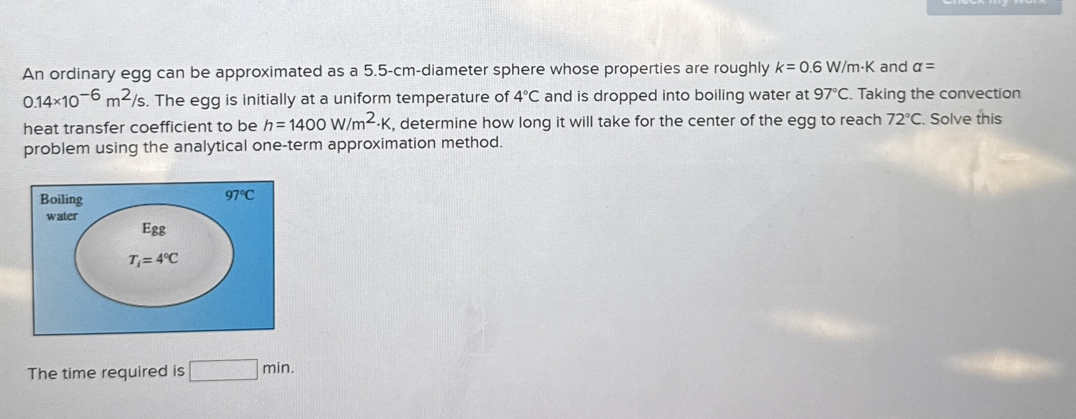 An ordinary egg can be approximated as a 5 . 5 -