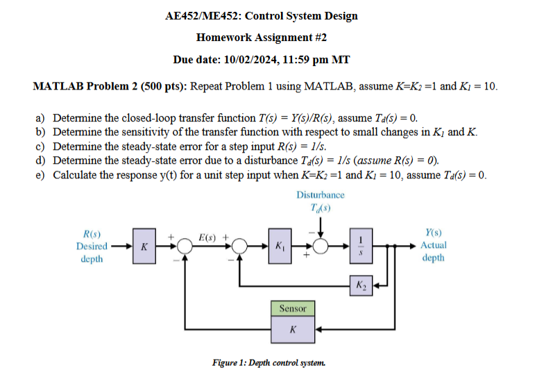 AE 4 5 2 / ME 4 5 2 : Control System Design