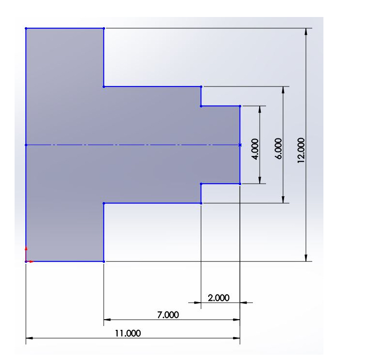 Write a CNC program for turning the part as