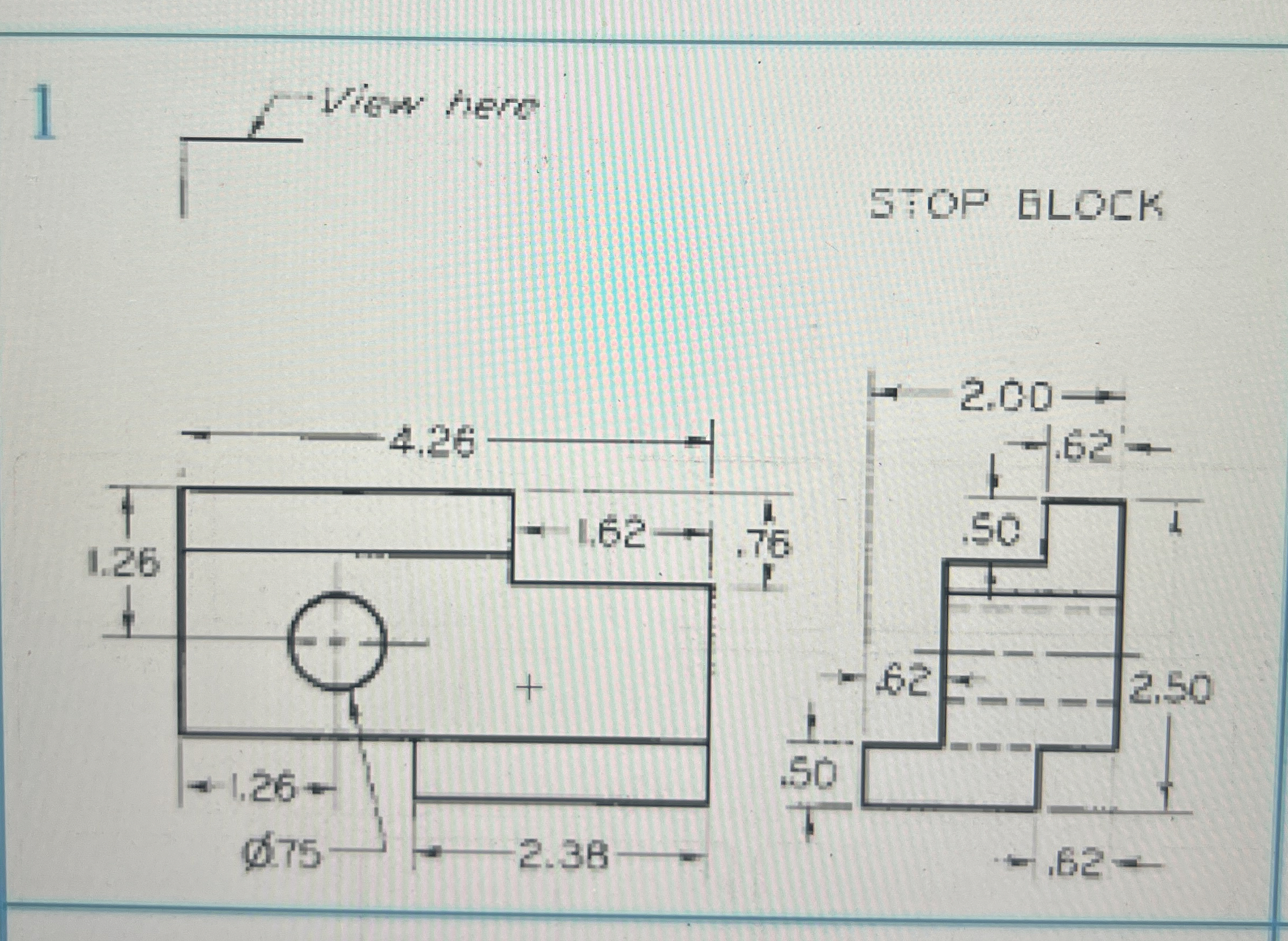 Please provide the following drawing 1 .