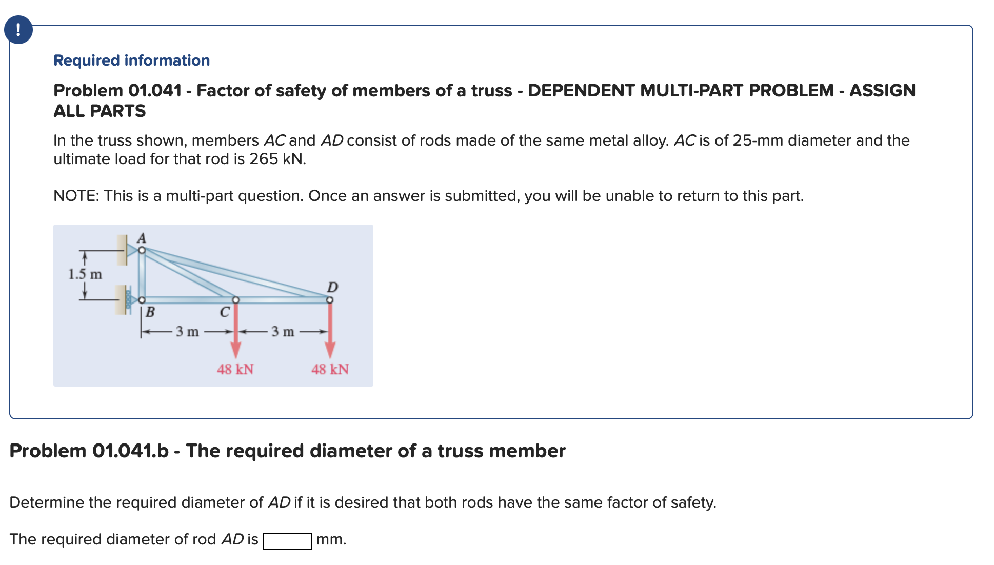 Required information Problem 0 1 . 0 4 1 - Factor