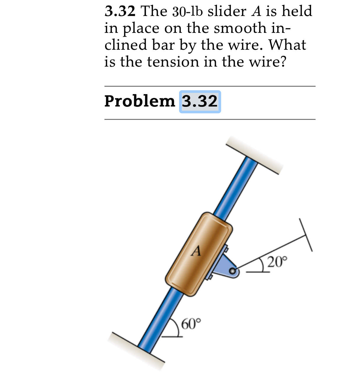 3 . 3 2 The 3 0 - lb slider A is held in place on