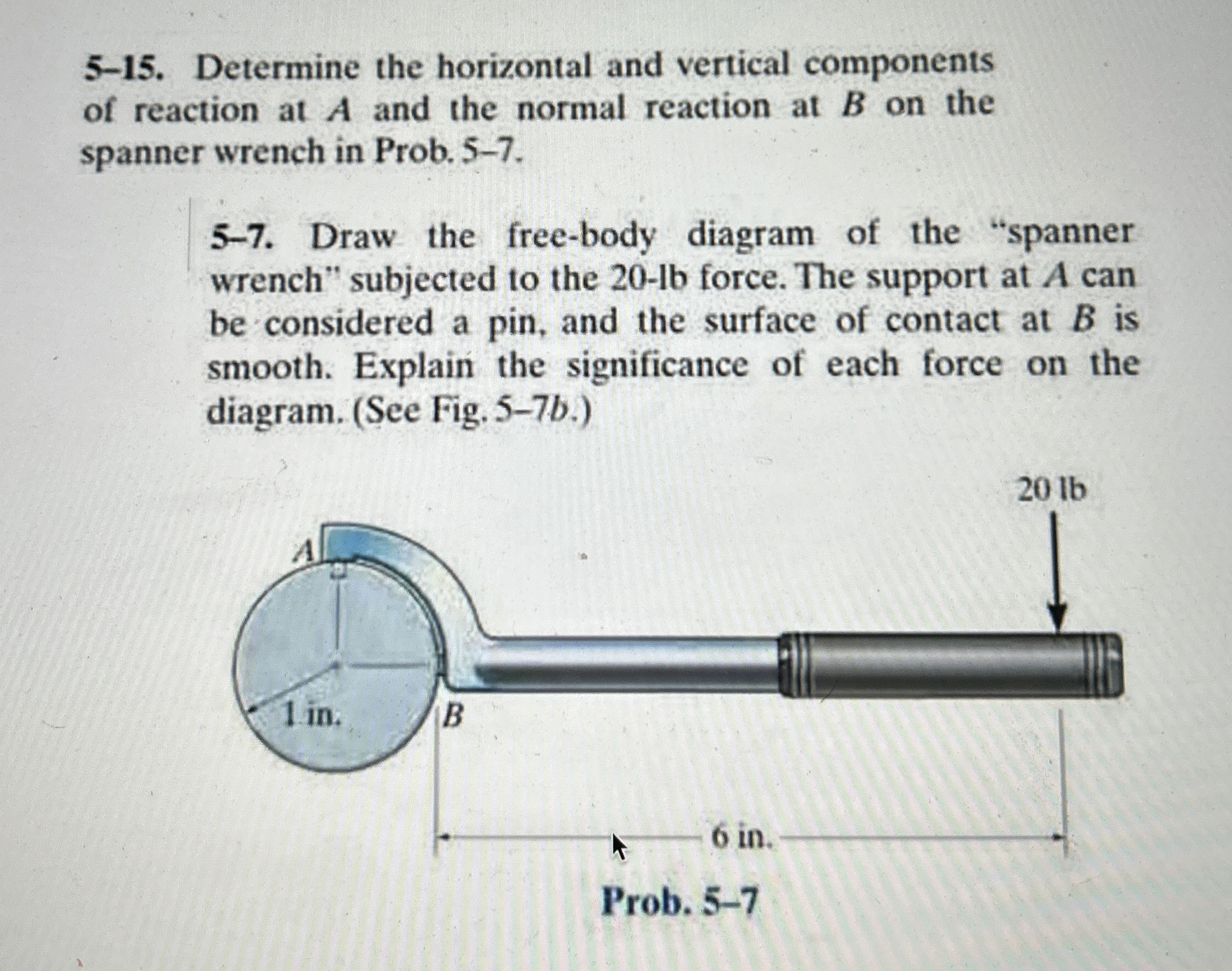 5 - 1 5 . Determine the horizontal and vertical