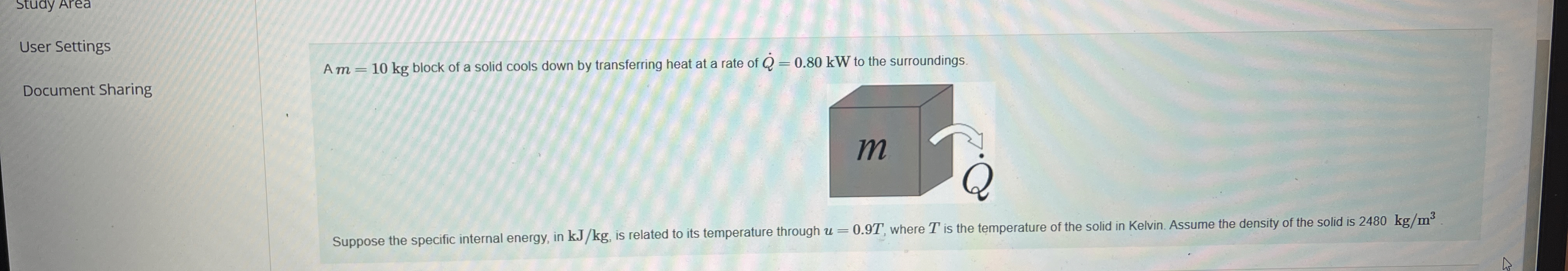 blem 2 - 2 - 5 1 of 5 A m = 1 0 k g block of a