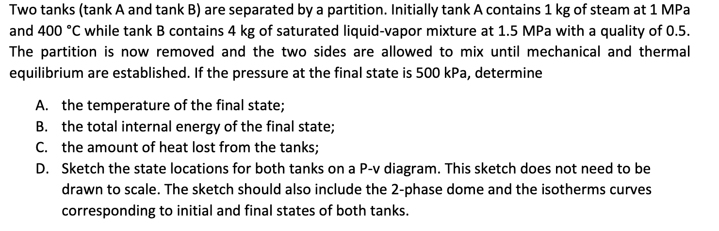 Mechanical Engineering Thermodynamics Problem 2