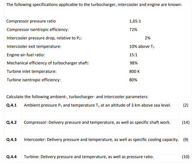 A reciprocating internal combustion engine is