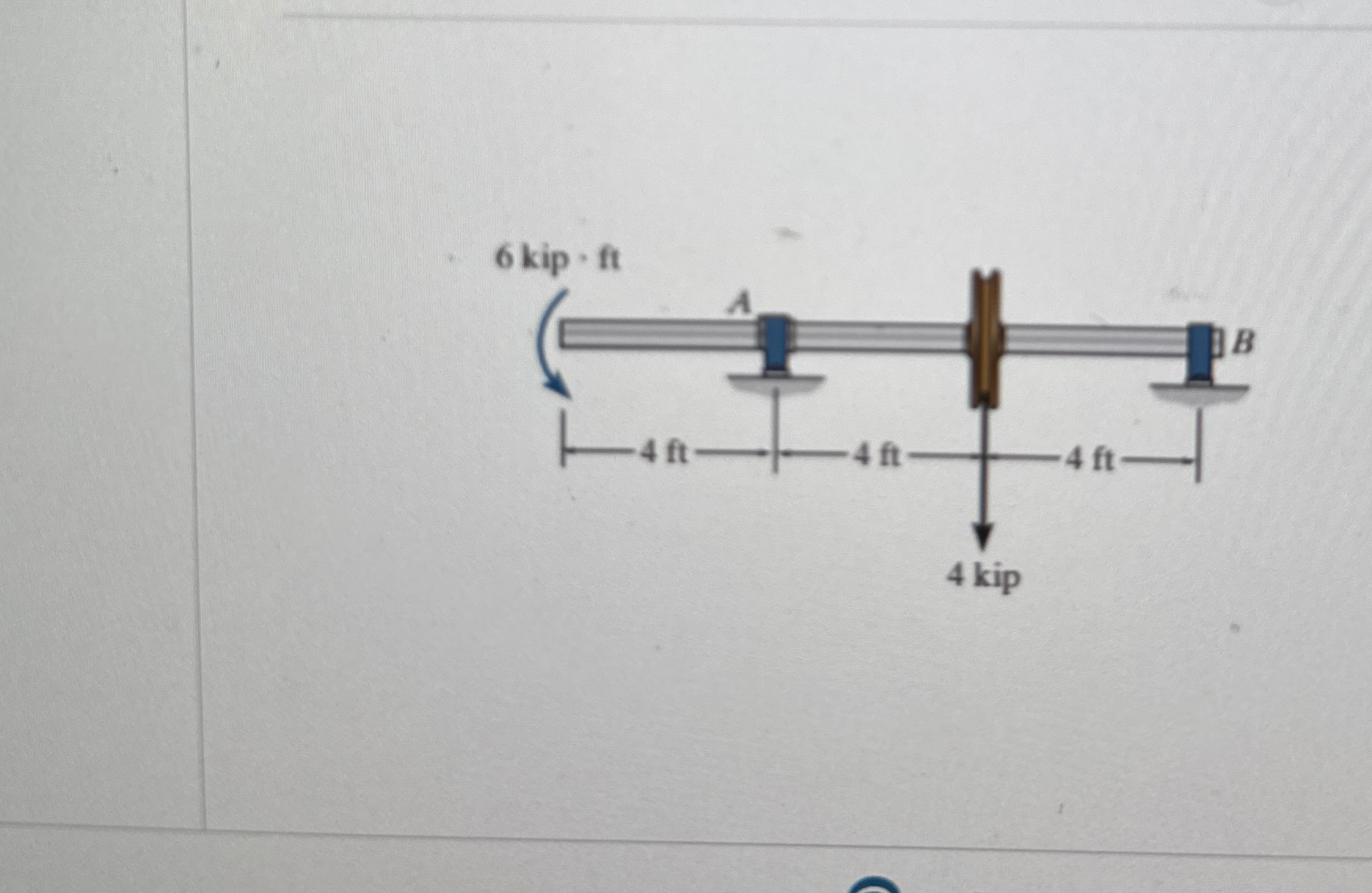 The tubular shaft is supported by a smooth thrust