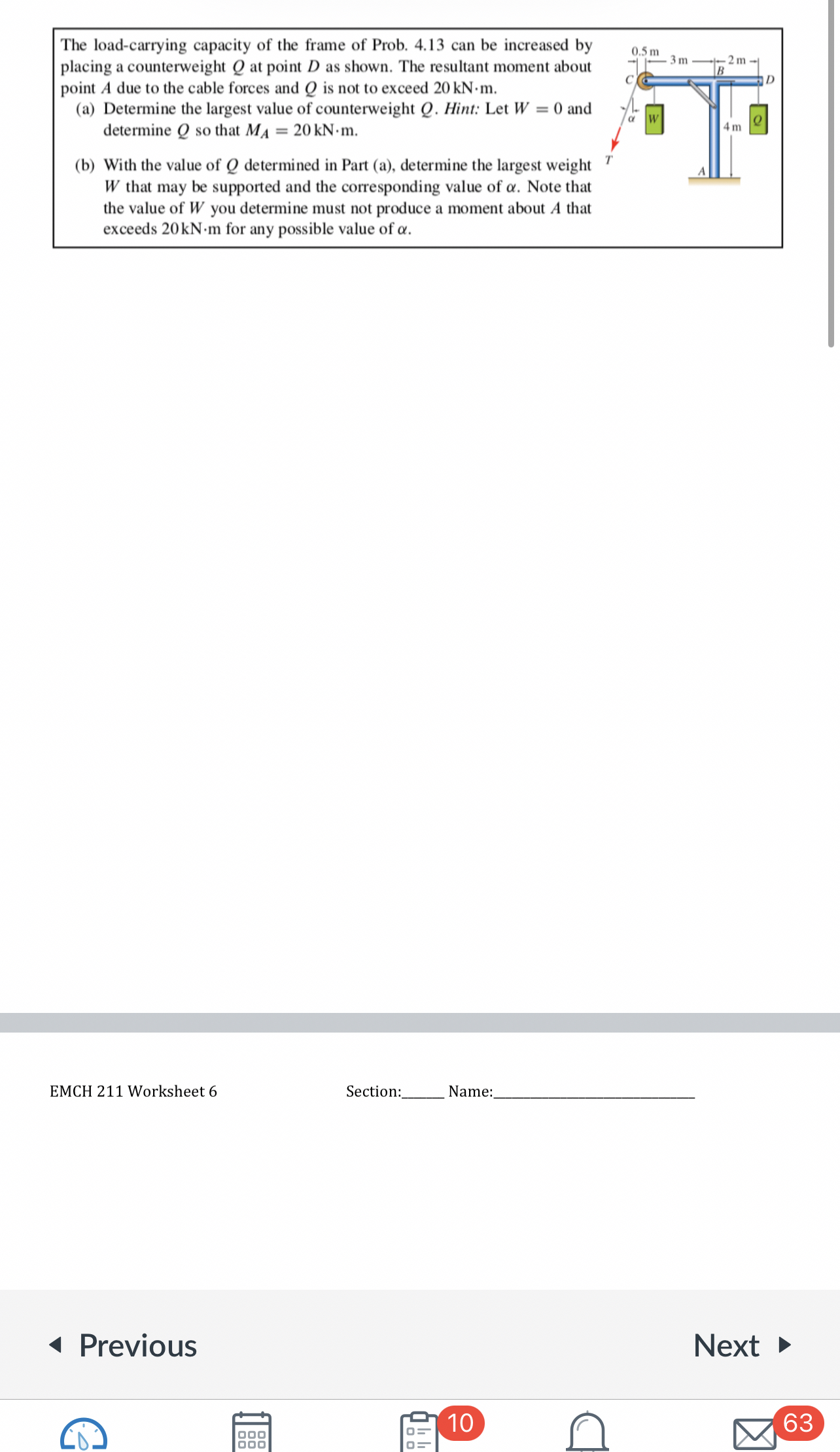 The load - carrying capacity of the frame of