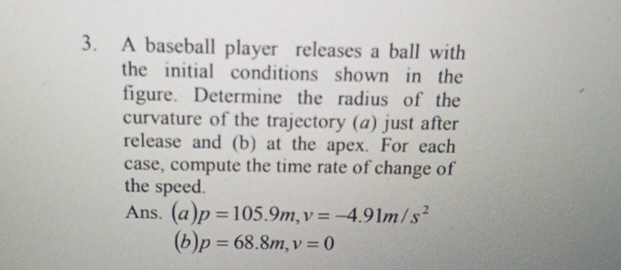 A baseball player releases a ball with the