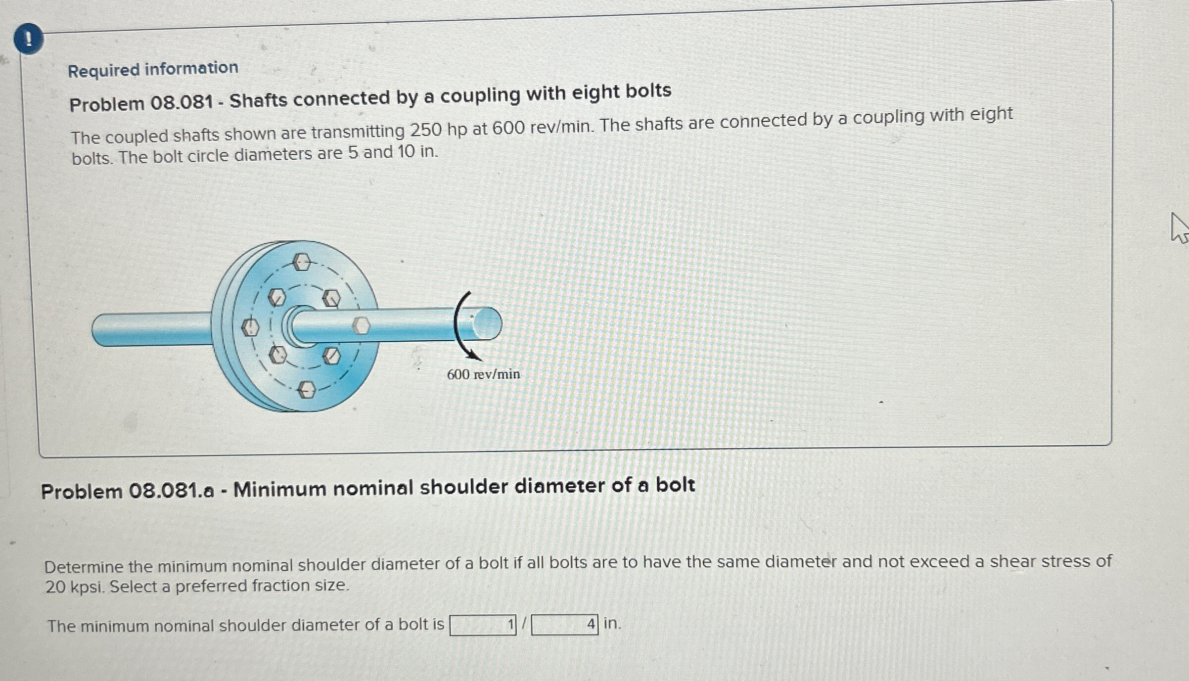 1 Required information Problem 0 8 . 0 8 1 -