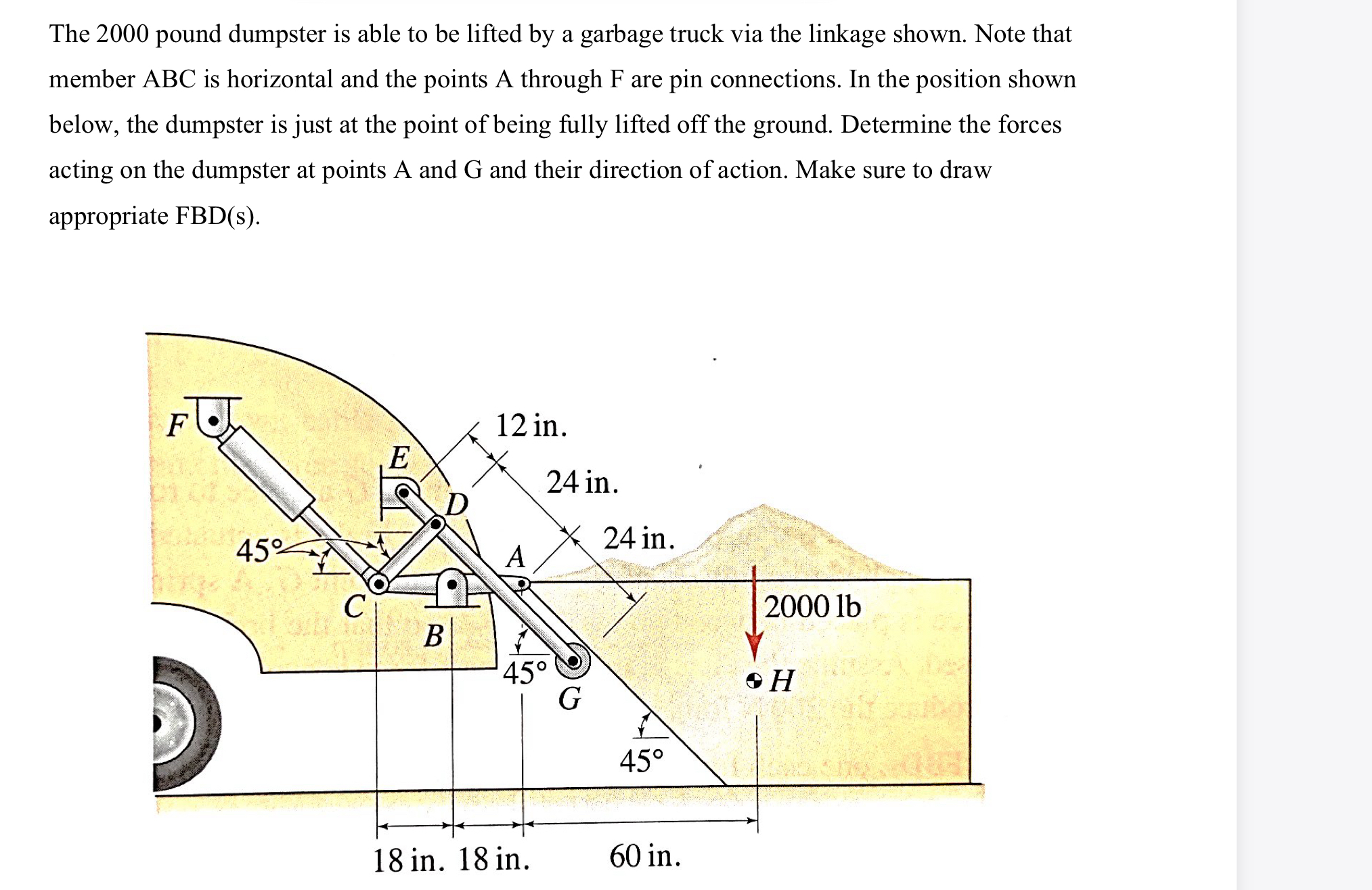 The 2 0 0 0 pound dumpster is able to be lifted