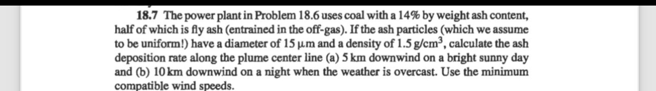 1 8 . 7 The power plant in Problem 1 8 . 6 uses