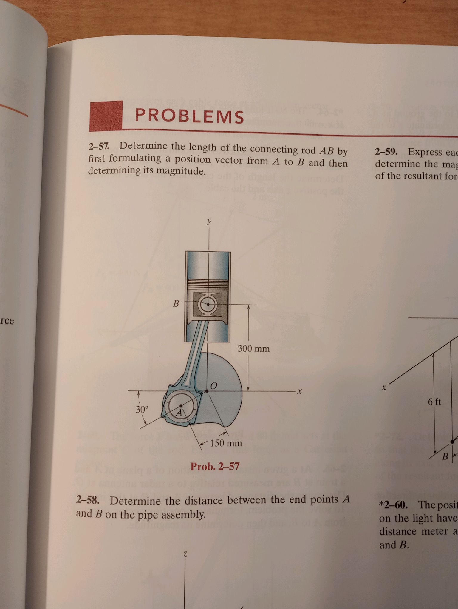 Unit vector in problem 2 - 5 7 , 6 th Ed . has x