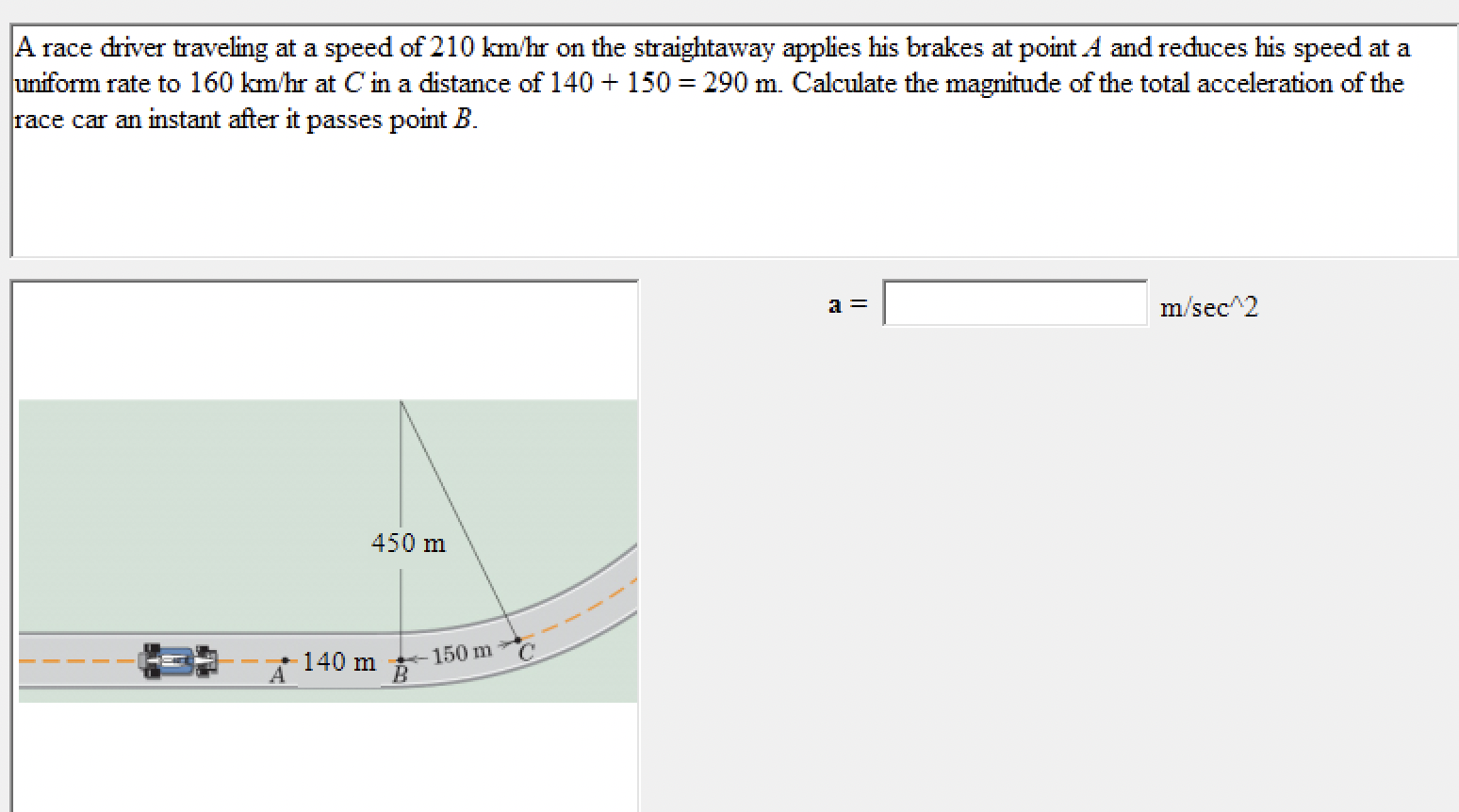 NOTE: Please Look at the picture: A race driver