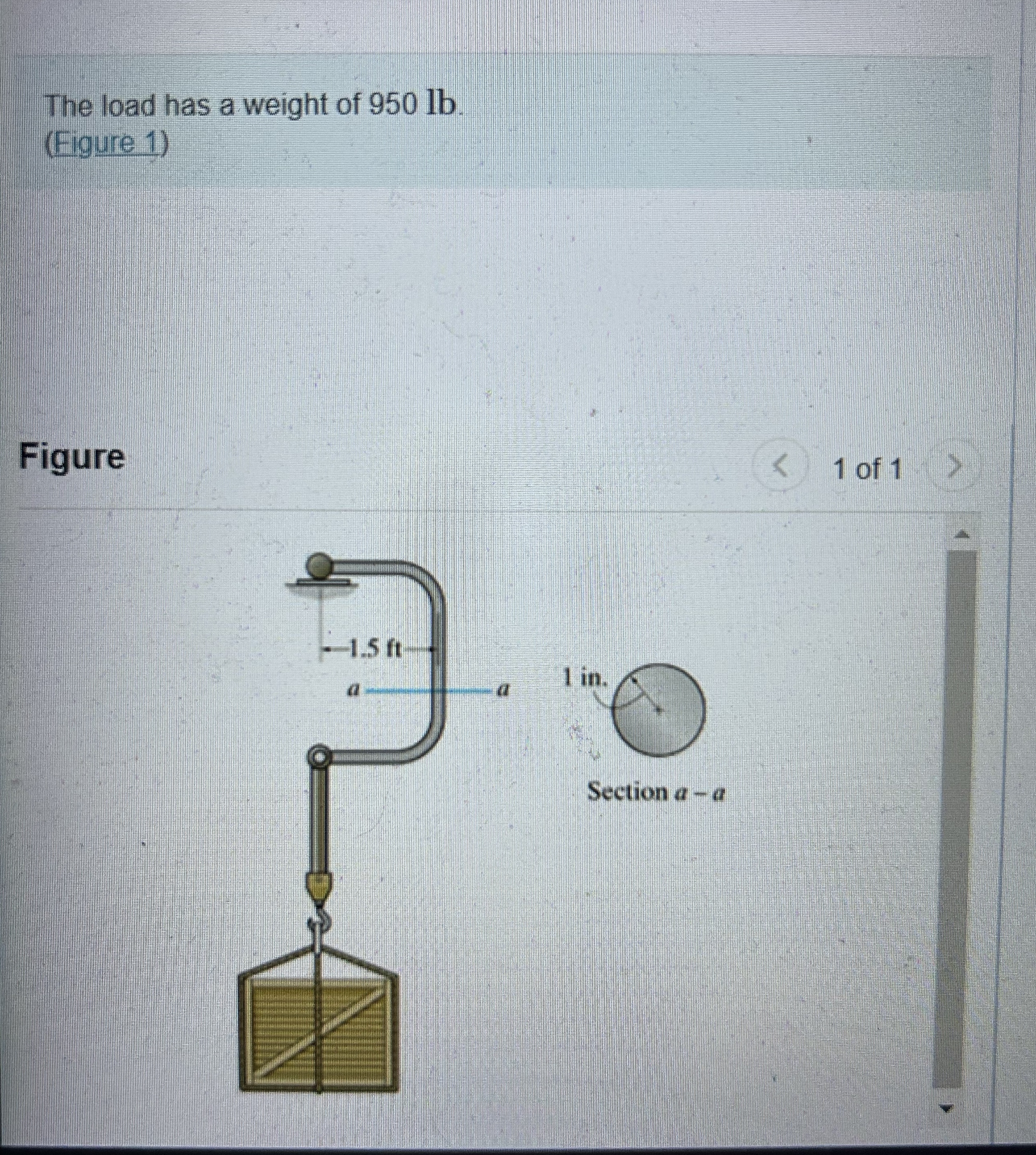 Review Part A Determine the maximum normal stress