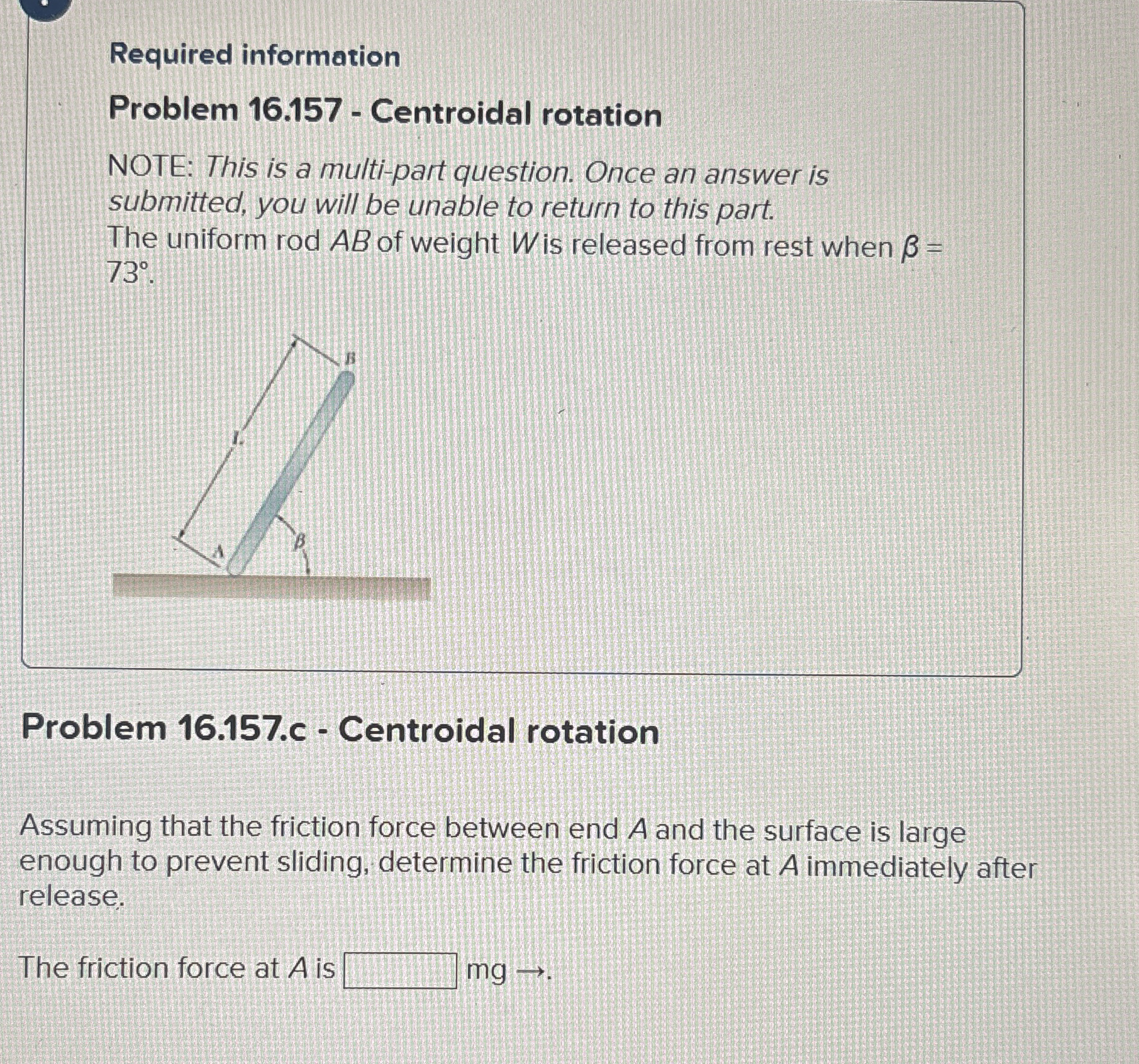 Required information Problem 1 6 . 1 5 7 -
