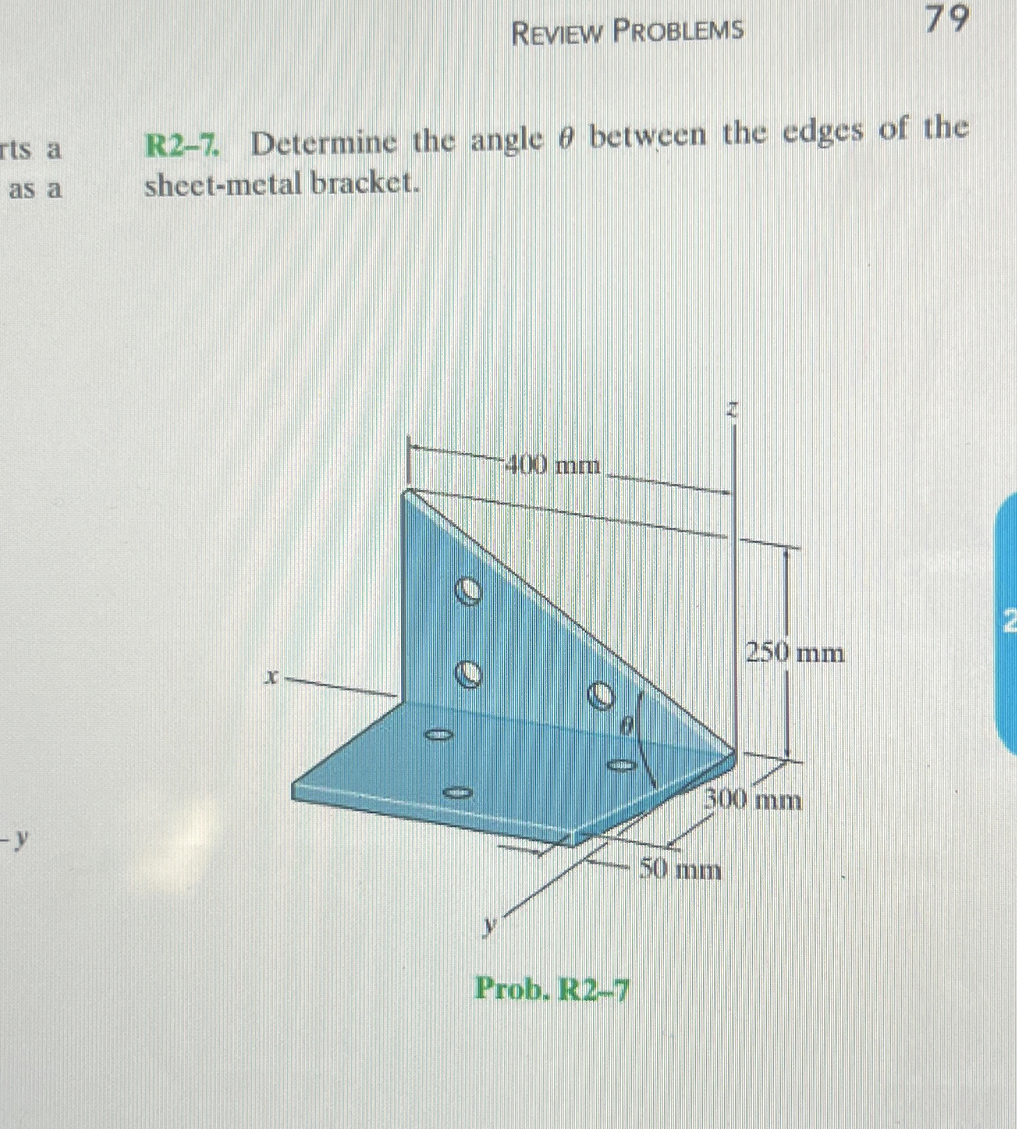 ReView Problems 7 9 rts a R 2 - 7 . Determine the