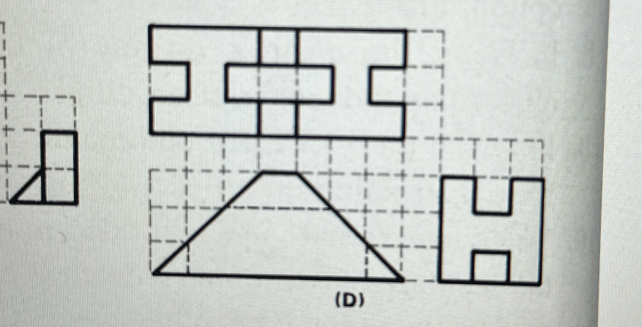 I need help with the isometric view please. 1 5 .