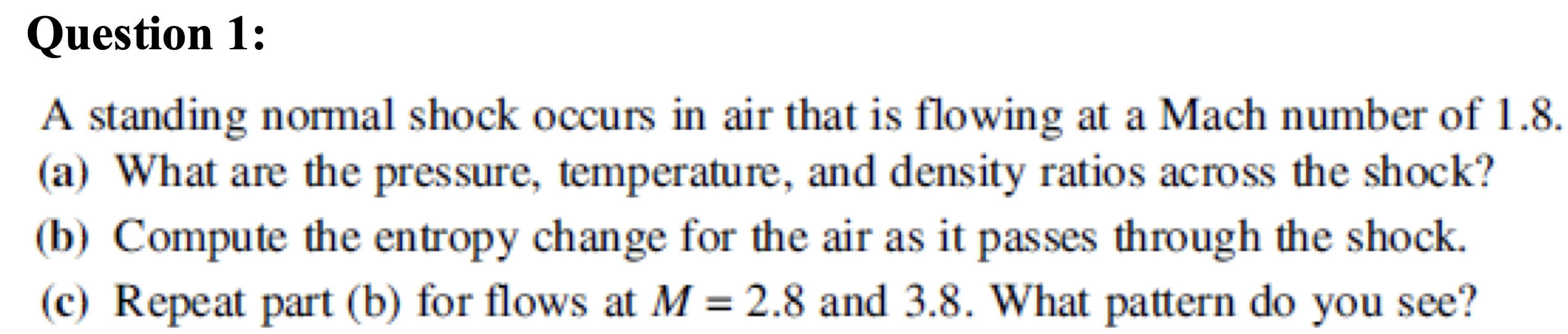 Question 1 : ( ( solve c only ) ) A standing