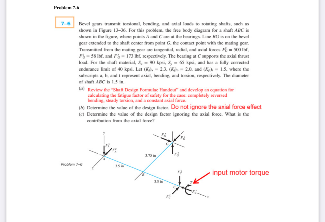 Problem 7 - 6 7 - 6 Bevel gears transmit