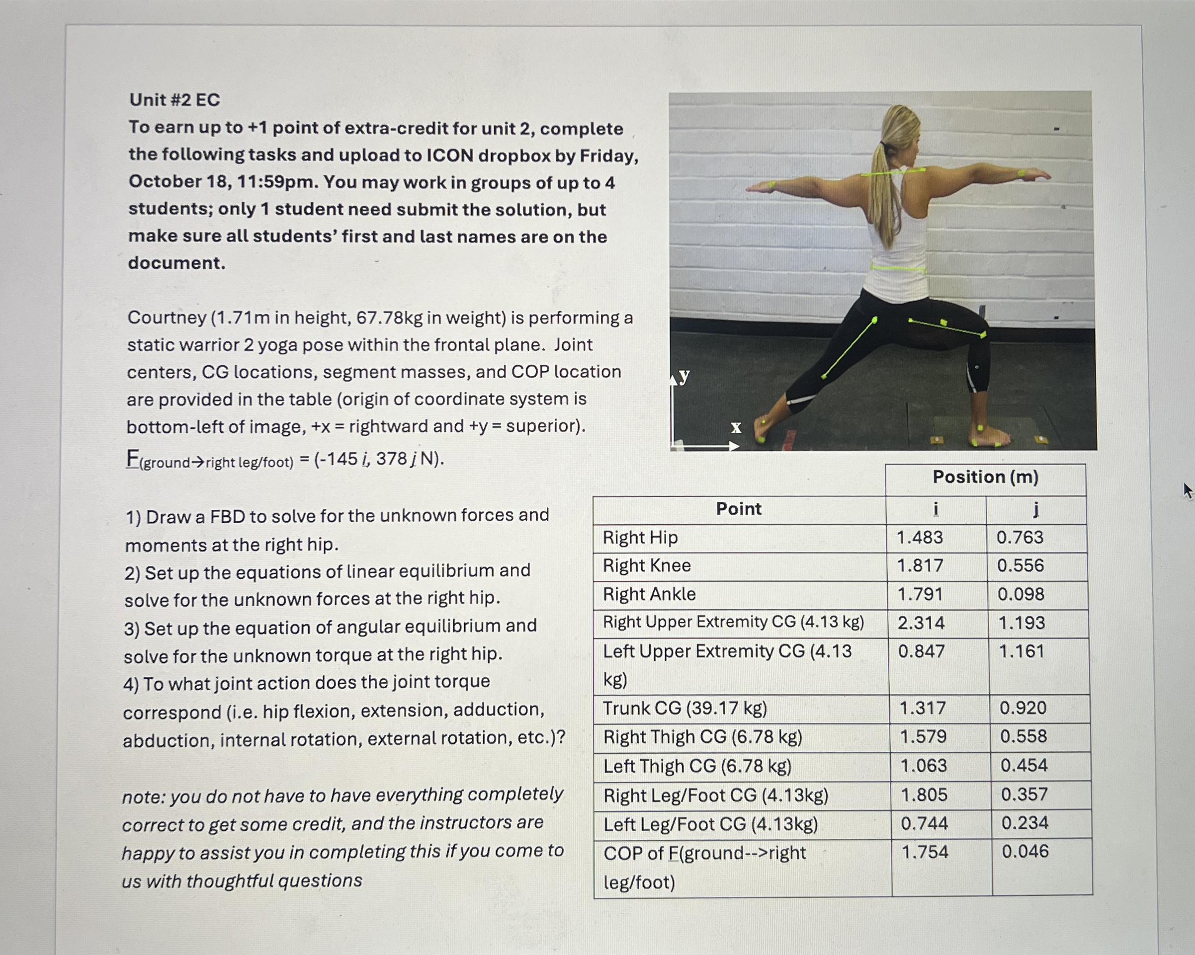 Unit # 2 EC To earn up to + 1 point of extra -