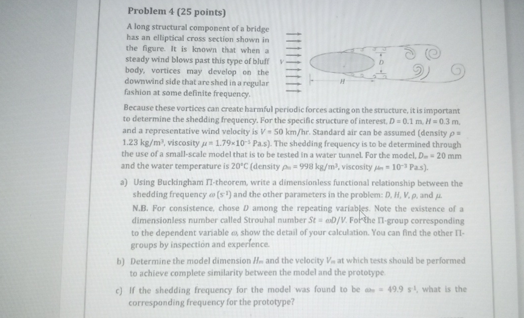 Problem 4 ( 2 5 points ) A long structural