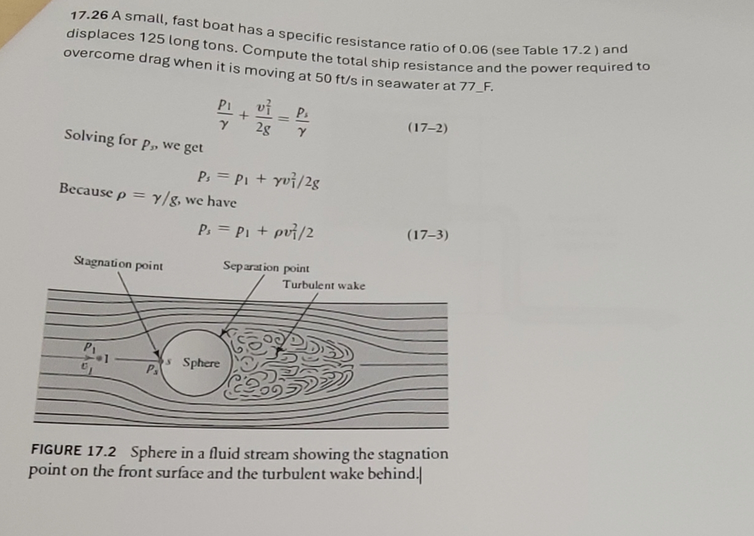 1 7 . 2 6 A small, fast boat has a specific